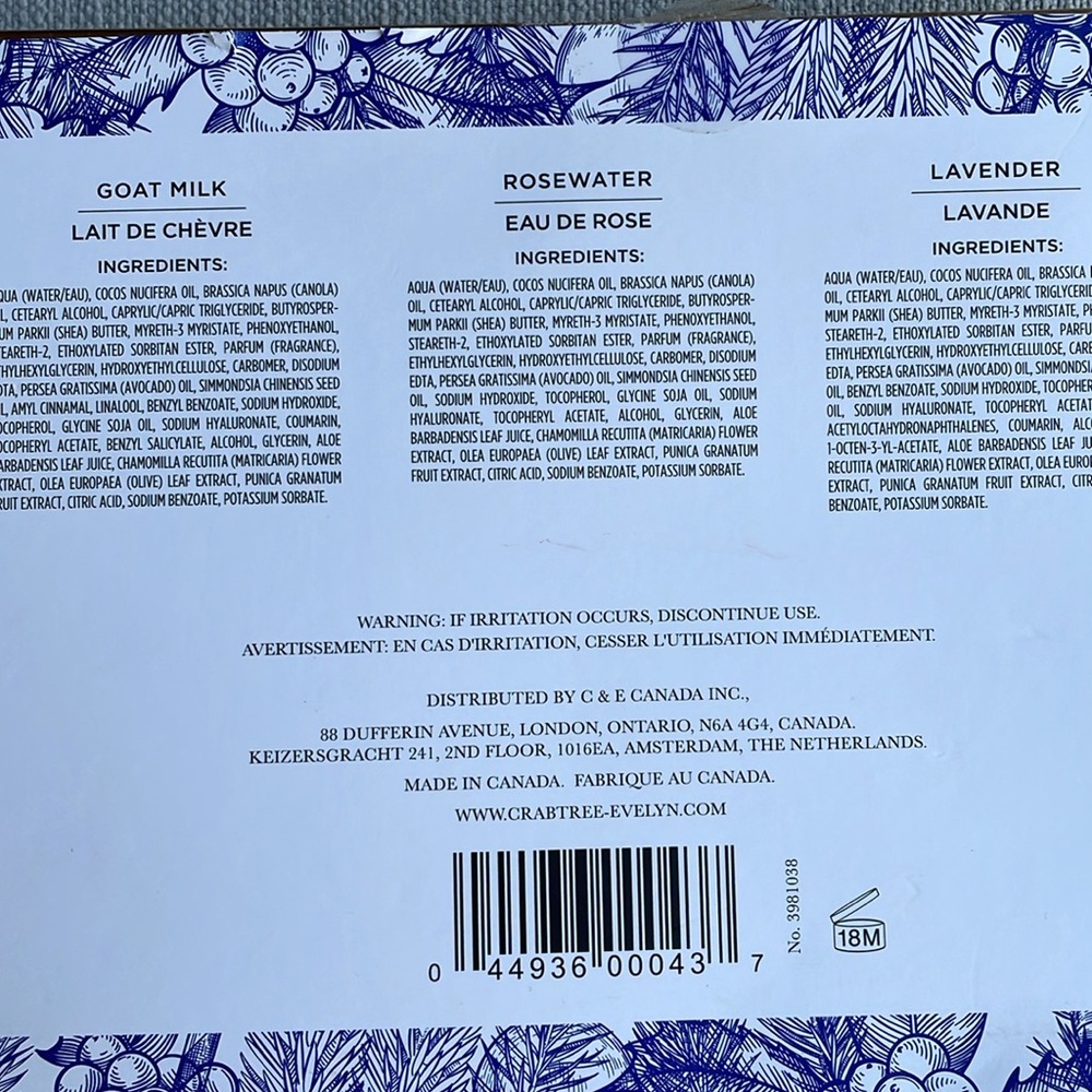 Crabtree & Evelyn Hand Therapy 3 Pack Gift Set - Picture 4 of 11